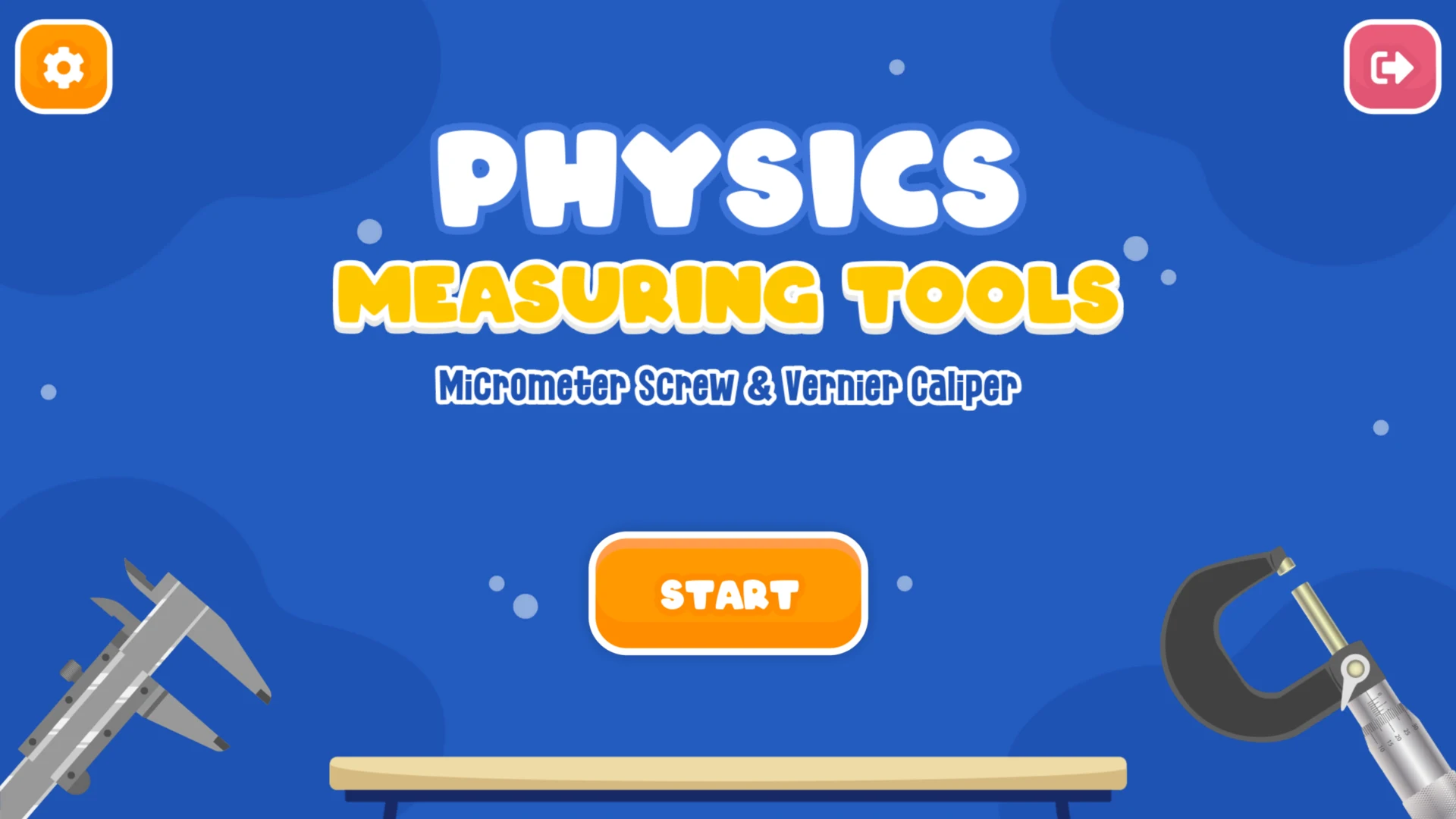 Physics Micrometer and Caliper screenshot